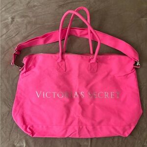 Victoria's Secret Bright Pink Tote Bag